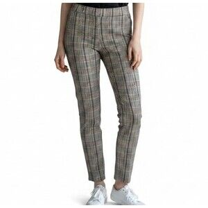 Rag & Bone Simone Ankle Plaid Pants Women Size 2 Blue Black Red Beige